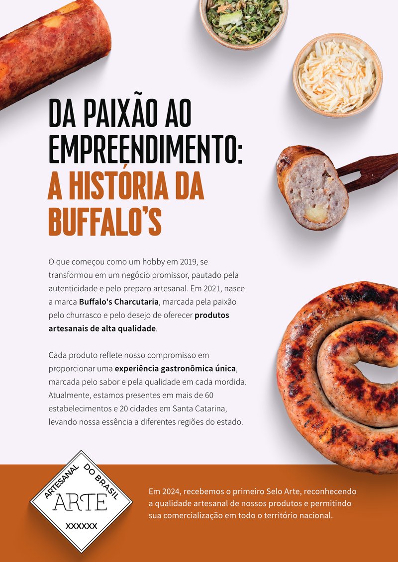 Produtos Buffalo's Charcutaria