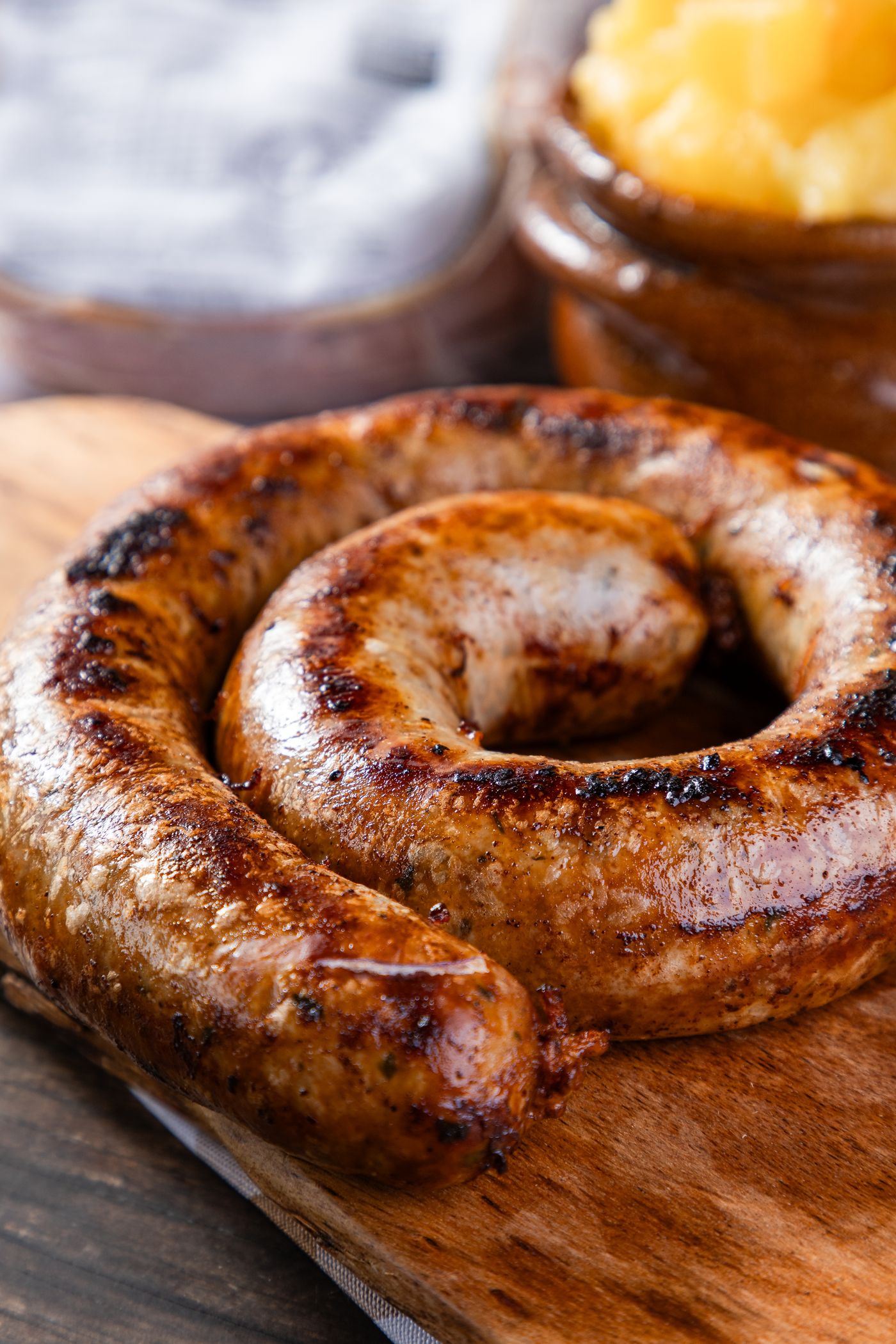 Linguiça artesanal grelhada